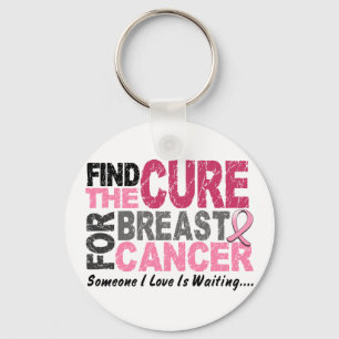 BREAST CANCER Find The Cure 1 Key Ring