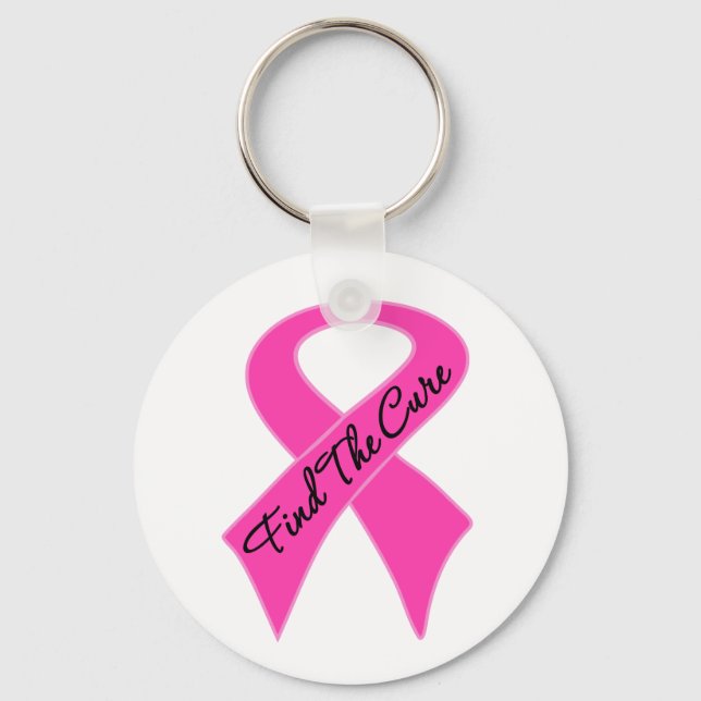 Breast Cancer Find The Cure Key Ring (Front)