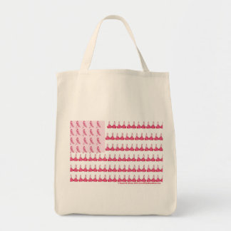 Breast Cancer Flag Tshirt Final Tote Bag