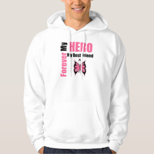 Breast Cancer Forever My Hero My Best Friend Hoodie