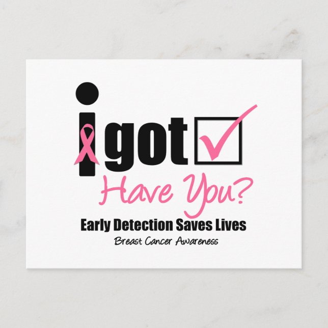Breast Cancer Get Checked v5 Postcard (Front)