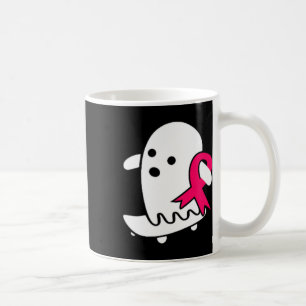 Breast Cancer Ghost Halloween Pink Breast Cancer A Coffee Mug
