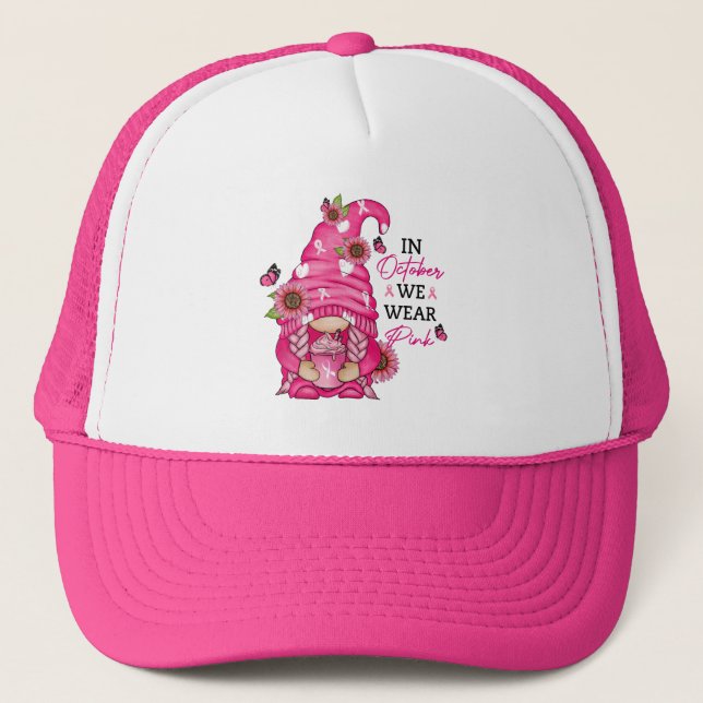 Breast Cancer Gnome Hat (Front)