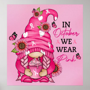 Breast Cancer Gnome Poster