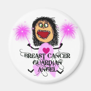 Breast Cancer Guardian Angel Magnet