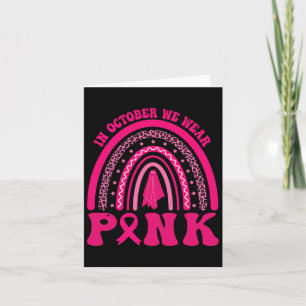 Breast Cancer Halloween 1 Card