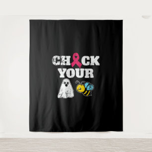 Breast Cancer Halloween Tapestry