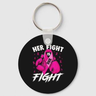 Breast Cancer Her Fight Is Our Fight Breast Cancer Key Ring