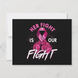 Breast Cancer Her Fight is Our Fight Breast Cancer Save The Date
