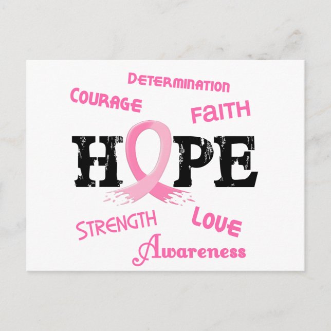 Breast Cancer HOPE 7.1 Postcard (Front)