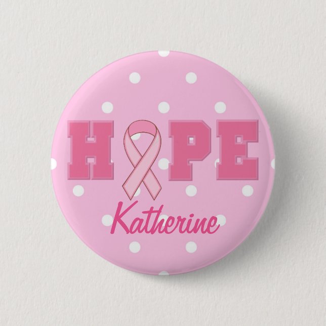 Breast Cancer Hope  Button (Front)