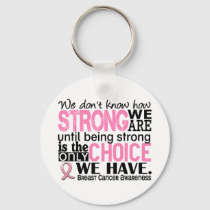 Breast Cancer How Strong We Are Key Ring