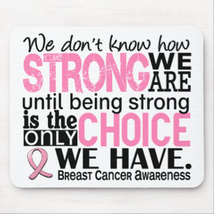Breast Cancer How Strong We Are Mouse Mat