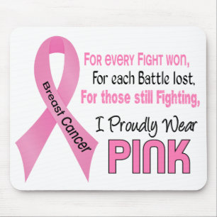 Breast Cancer I Proudly Wear Pink 1 Mouse Mat