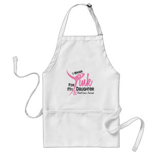 BREAST CANCER I Wear Pink For My Daughter 41 Standard Apron