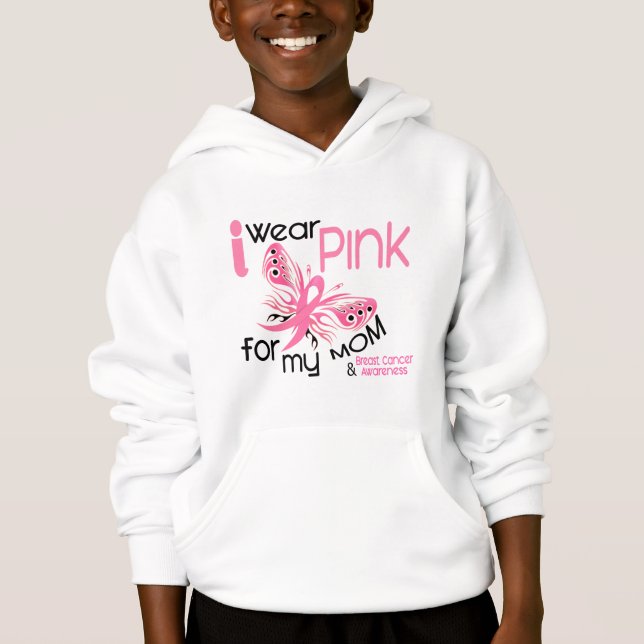 Breast Cancer I WEAR PINK FOR MY MOM 45 (Front)