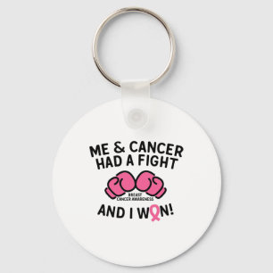 Breast Cancer I Won Breast Cancer Survivor Support Key Ring