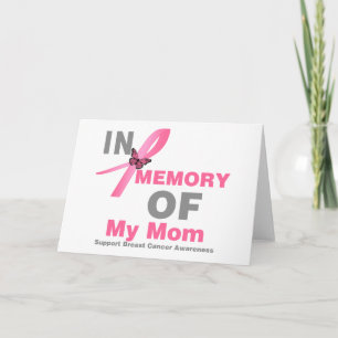 Breast Cancer In Memory of My Mum Card