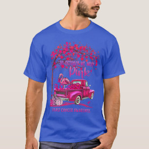 Breast Cancer In October We Wear Pink Ribbon Truck T-Shirt
