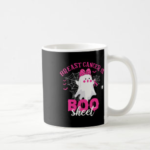 Breast Cancer Is Boo Sheet Breast Cancer Warrior H Coffee Mug