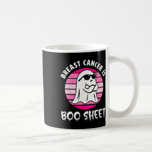 Breast Cancer Is Boo Sheet Halloween Breast Cancer Coffee Mug