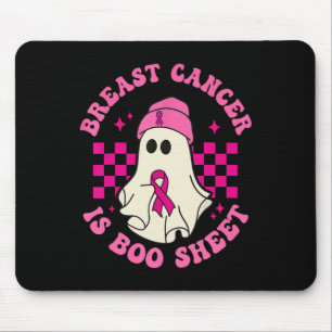 Breast Cancer Is Boo Sheet Halloween Breast Cancer Mouse Mat
