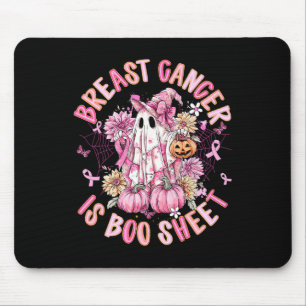 Breast Cancer Is Boo Sheet Halloween Breast Cancer Mouse Mat