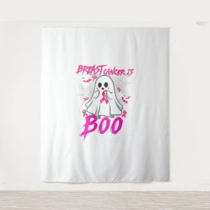Breast Cancer Is Boo Sheet Halloween Breast Cancer Tapestry