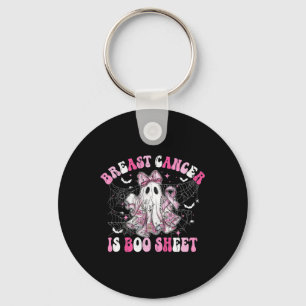 Breast Cancer Is Boo Sheet Key Ring