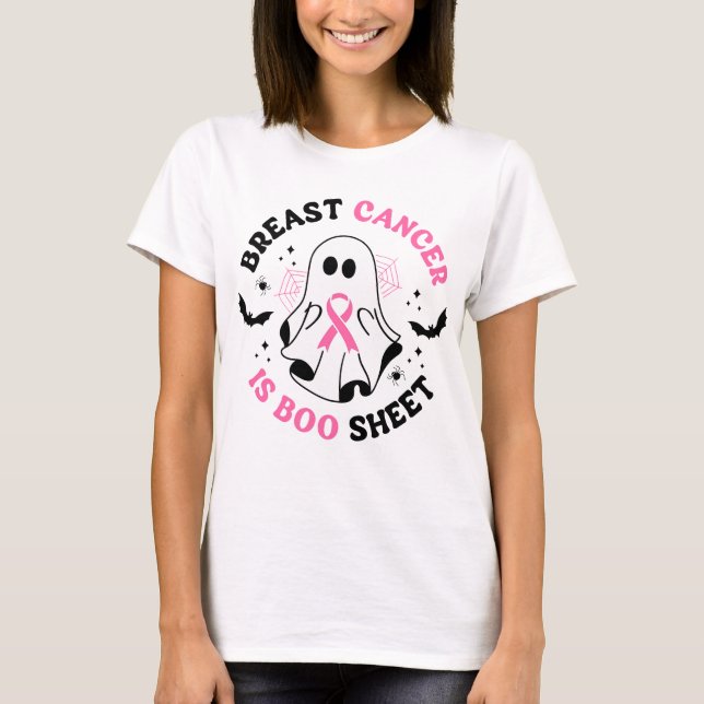 Breast Cancer Is Boo Sheet Sweatshirt T-Shirt (Front)