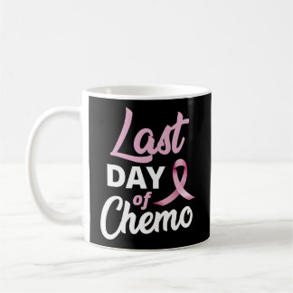 Breast Cancer Last Day Of Chemo K Ribbon Recovery Coffee Mug