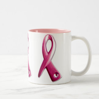 breast cancer logo, breast cancer logo, breast ... Two-Tone coffee mug