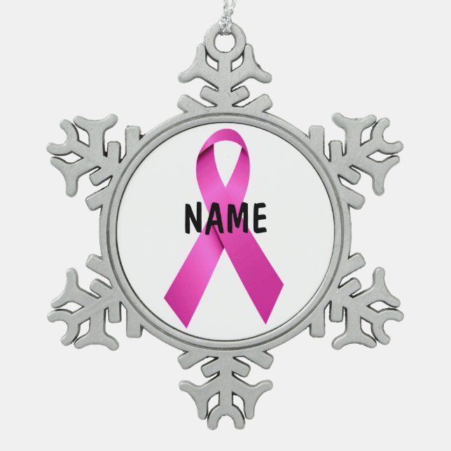 Breast Cancer Memorial Ornament (Front)