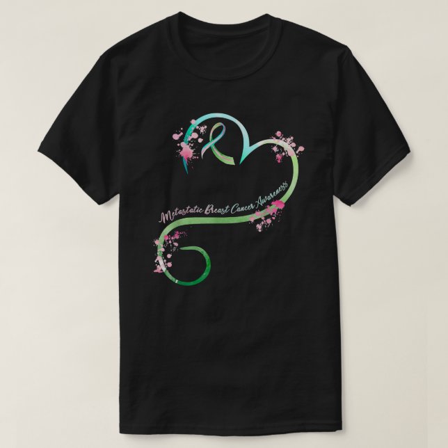 Breast Cancer Metastatic Breast Cancer Awareness H T-Shirt (Design Front)