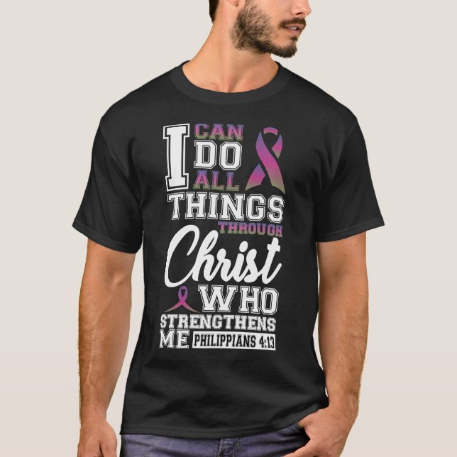 Breast Cancer Metastatic Breast Cancer I Can Do Al T-Shirt (Front)