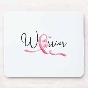 Breast Cancer Month Butterflies Pink Ribbon Women' Mouse Mat