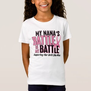 Breast Cancer My BATTLE TOO 1 Nana T-Shirt