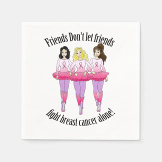 Breast Cancer: No one fights alone Napkin