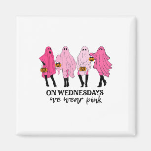 Breast Cancer On Wednesday We Wear Pink Magnet