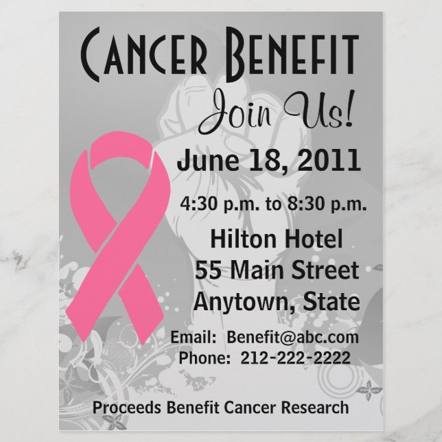 Breast Cancer Personalised Benefit Flyer (Front)