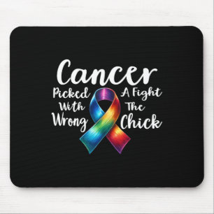 Breast Cancer Picked A Fight With The Wrong Chick  Mouse Mat