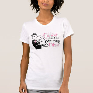 Breast Cancer Picked The Wrong Diva T-Shirt