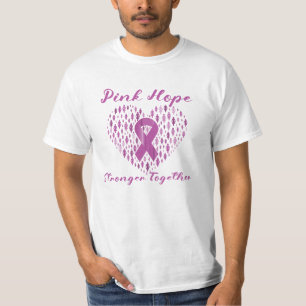 Breast Cancer: Pink Hope, Stronger Together T-Shirt
