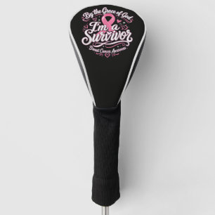 Breast Cancer Pink Ribbon Faith Awareness Golf Head Cover