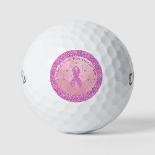 Breast Cancer Pink Ribbon Golf Balls
