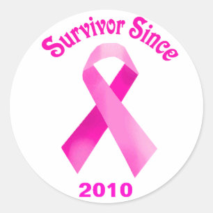 Breast Cancer Pink Ribbon Stickers