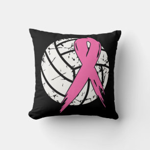 Breast Cancer Pink Ribbon Volleyball Awareness Cos Cushion