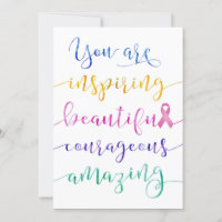 Breast Cancer – Remember Who You Are Card