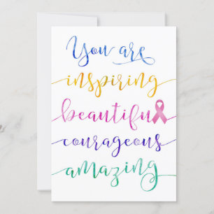 Breast Cancer – Remember Who You Are Card