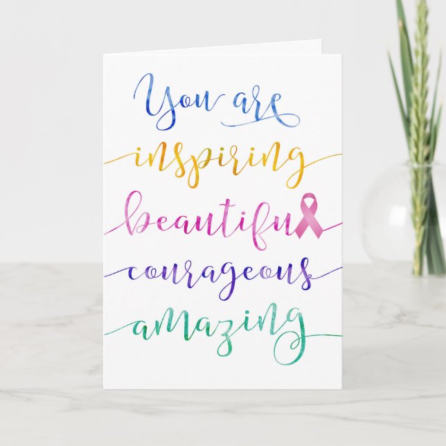 Breast Cancer – Remember Who You Are Card (Front)